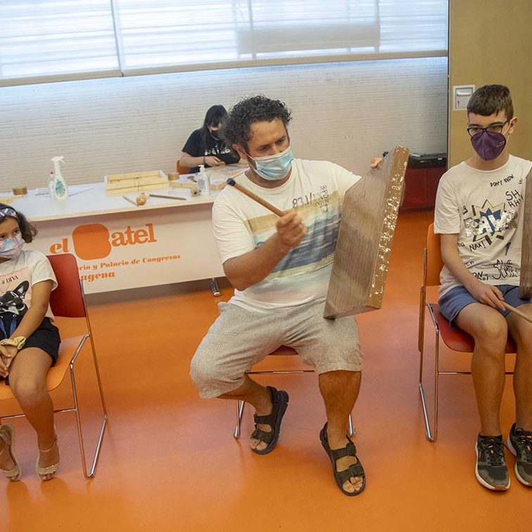 TALLER PERCUSION LA MAR CHICA EL BATEL CARTAGENA