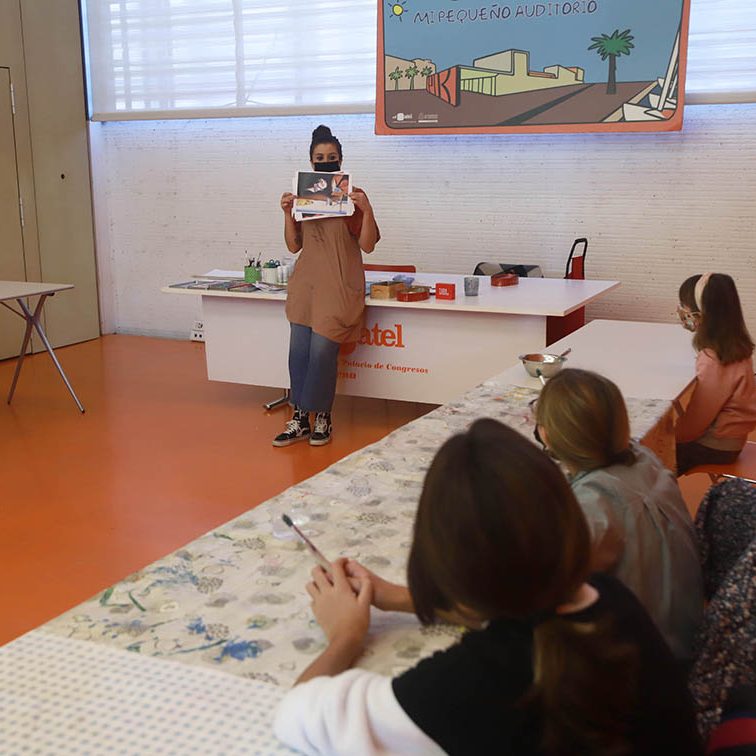 TALLER NAVIDAD ARTE Y CULTURA LOS GRANDES ARTISTAS Y YO MI PEQUEÑO AUDITORIO EL BATEL CARTAGENA