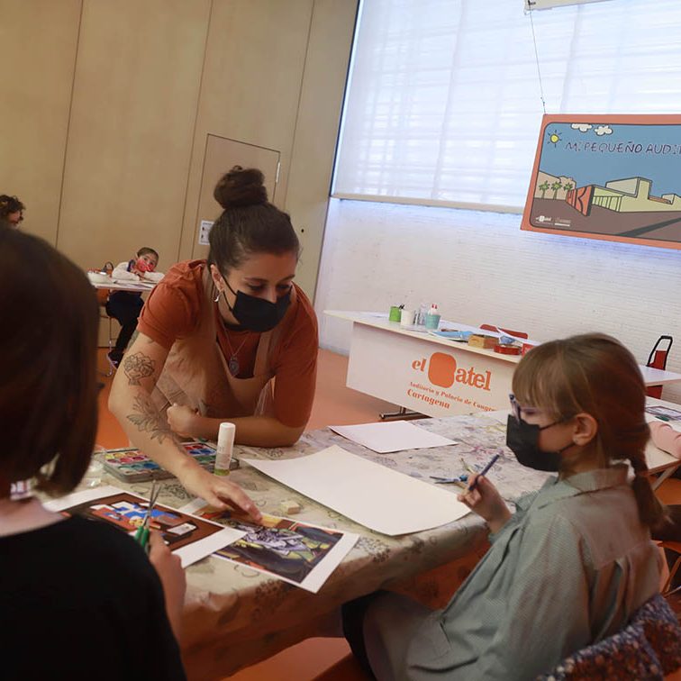 TALLER NAVIDAD ARTE Y CULTURA LOS GRANDES ARTISTAS Y YO MI PEQUEÑO AUDITORIO EL BATEL CARTAGENA