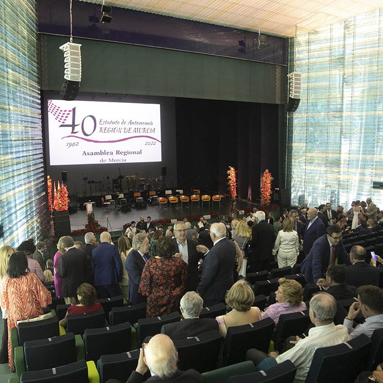 GALA 40 ANIVERSARIO ESTATUTO AUTONOMÍA REGION DE MURCIA EL BATEL CARTAGENA