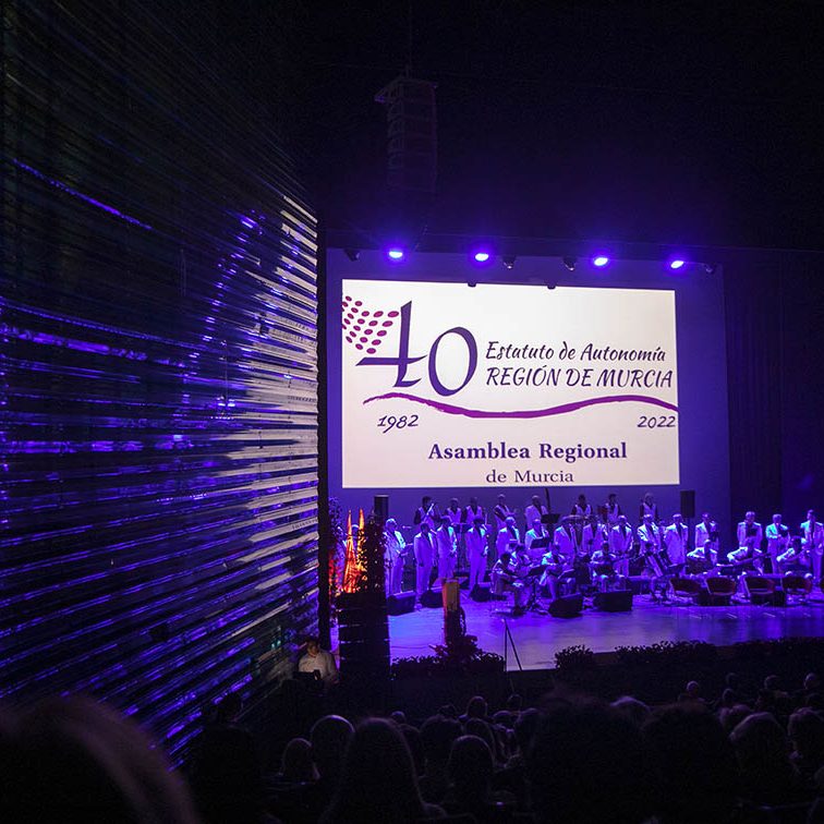 GALA 40 ANIVERSARIO ESTATUTO AUTONOMÍA REGION DE MURCIA EL BATEL CARTAGENA