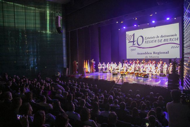 GALA 40 ANIVERSARIO ESTATUTO AUTONOMÍA REGION DE MURCIA EL BATEL CARTAGENA