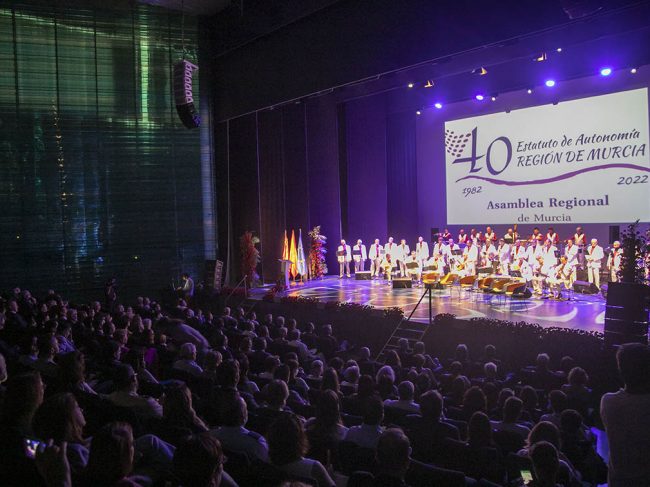 GALA 40 ANIVERSARIO ESTATUTO AUTONOMÍA REGION DE MURCIA EL BATEL CARTAGENA