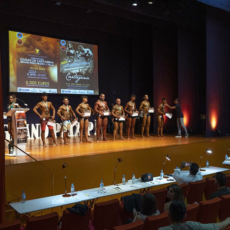 XXXV CAMPEONATO REGIONAL FISICOCULTURISMO Y FITNESS Y OPEN NACIONAL CIUDAD DE CARTAGENA GP PEDRO J. VILLA EL BATEL CARTAGENA